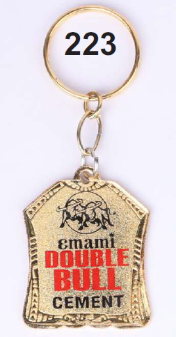 METAL GOLDEN MEENA KEYCHAIN